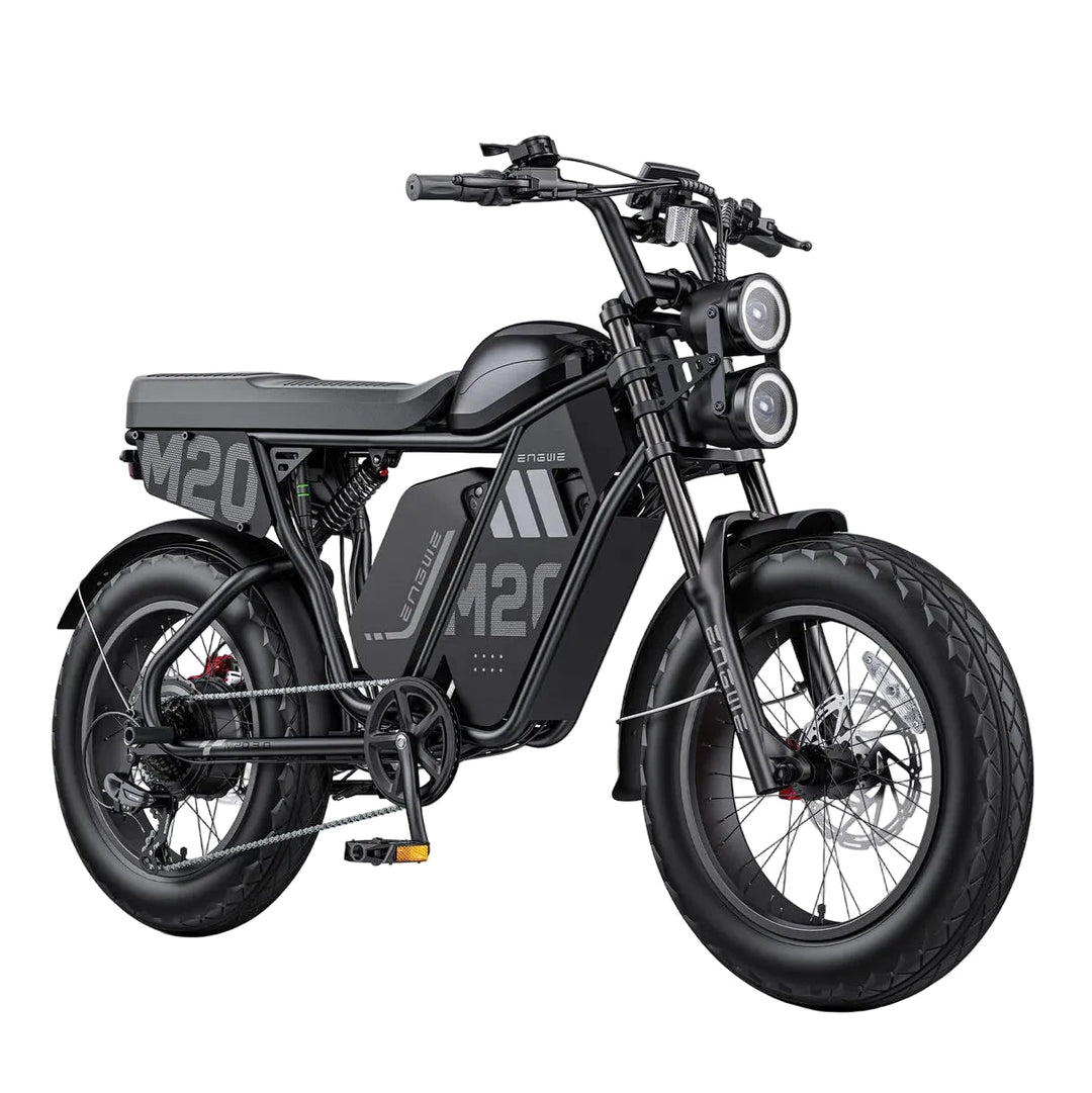 ENGWE M20 3.0| 3300W Moped-Style E-Bike- Combo Moped-Style Electric Bikes Single Battery/ Dual Batteries 4