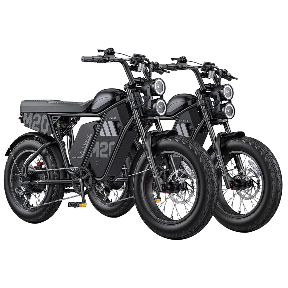 ENGWE M20 3.0| 3300W Moped-Style E-Bike- Combo Moped-Style Electric Bikes Dual Batteries-Combo 2