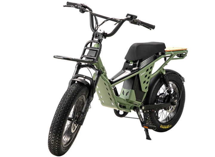 ES 01 Electric Fat Tire Bike - 750W Motor, Long-Range Battery Electric Bikes Orange 3