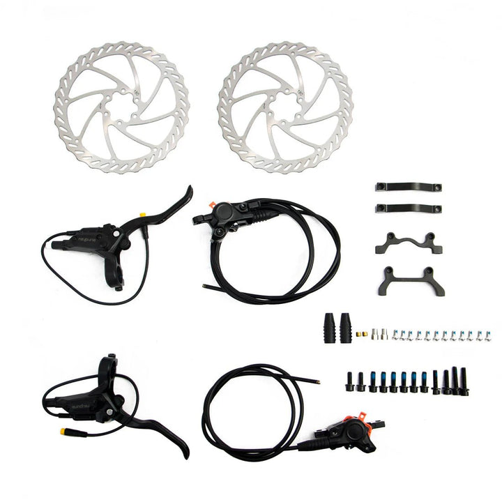 EUNORAU 2-Piston 2.0 Hydraulic Brake Set with 180MM Disc Rotors Eunorau Batteries & Accessories 1
