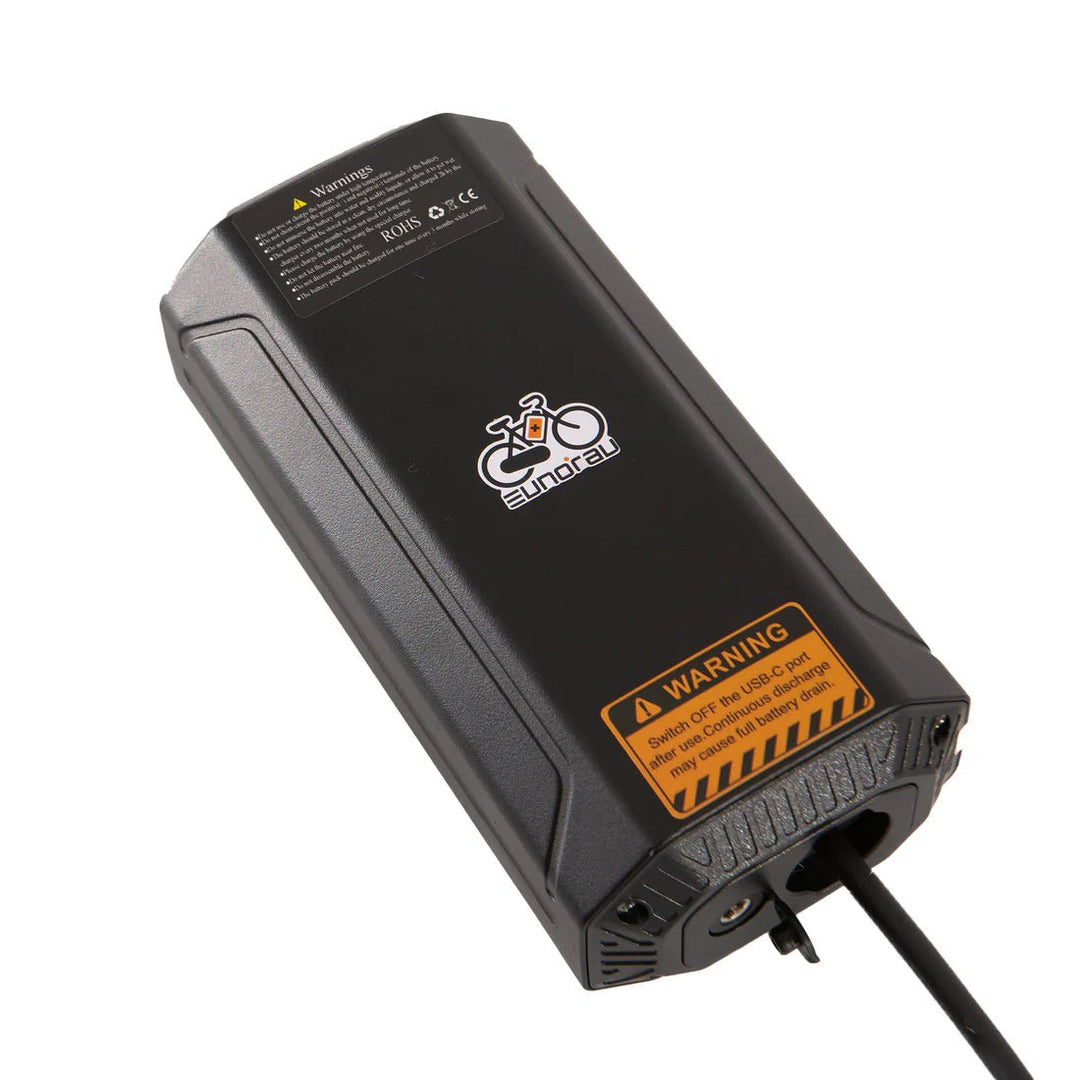 EUNORAU 48V5AH Secondary Ebike Battery with Type-C Port Hub Motors 5