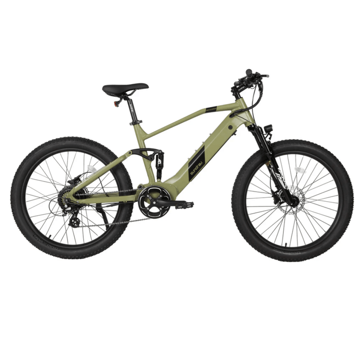 EUNORAU DEFENDER Fat Tire Electric Mountain bike (eMTB) Mountain Electric Bikes Army Green 1