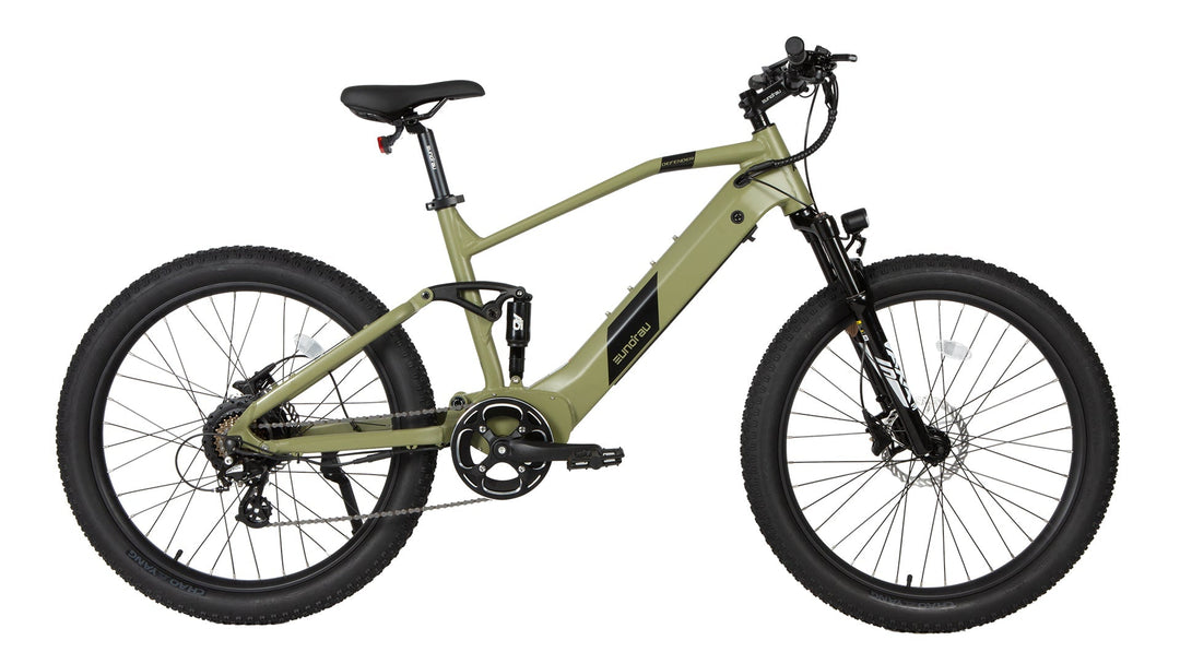 EUNORAU DEFENDER Fat Tire Electric Mountain bike (eMTB) Mountain Electric Bikes Army Green 4