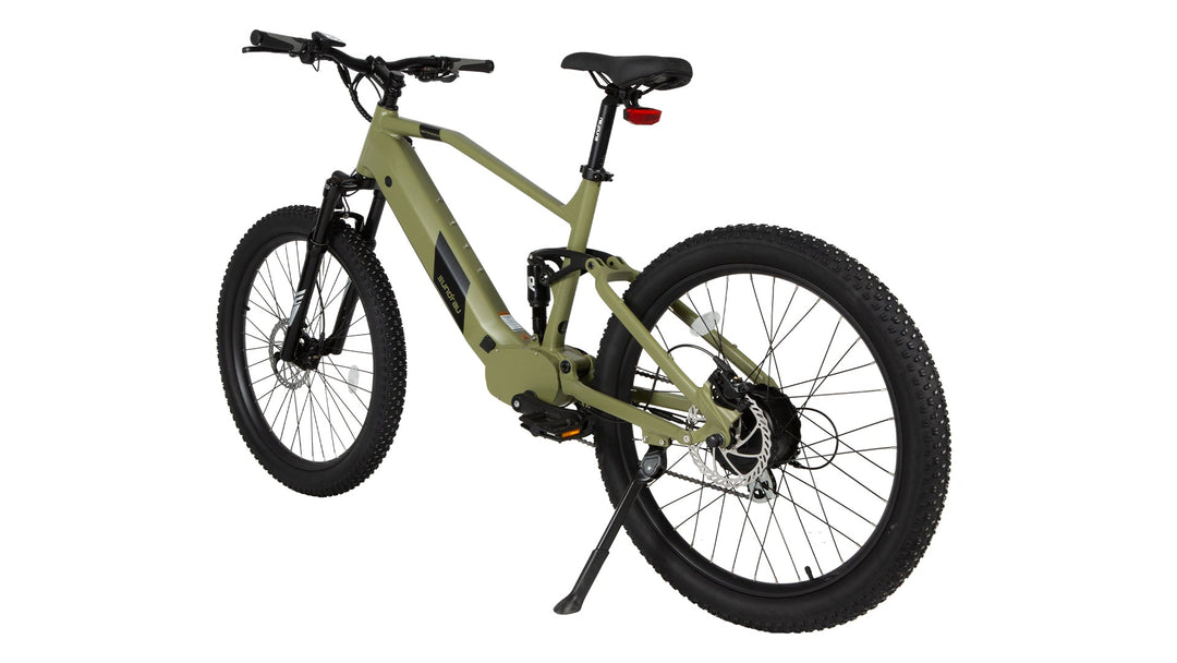 EUNORAU DEFENDER Fat Tire Electric Mountain bike (eMTB) Mountain Electric Bikes Army Green 9