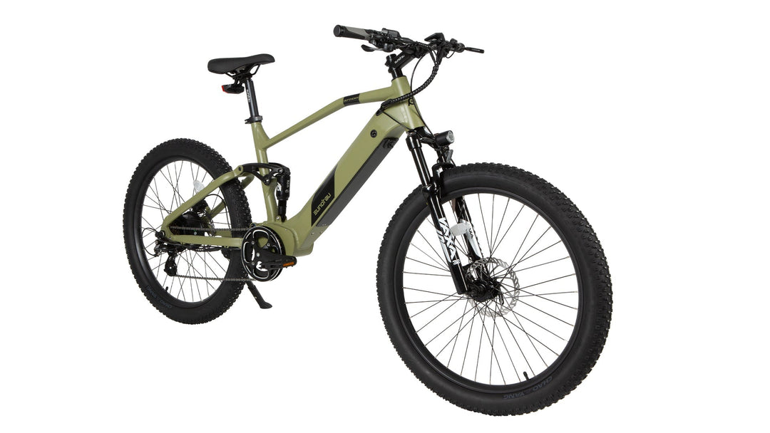 EUNORAU DEFENDER Fat Tire Electric Mountain bike (eMTB) Mountain Electric Bikes Army Green 8