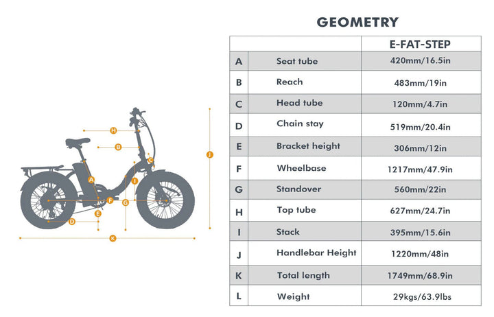 EUNORAU E-FAT-MN Foldable EBike Folding Electric Bikes 7