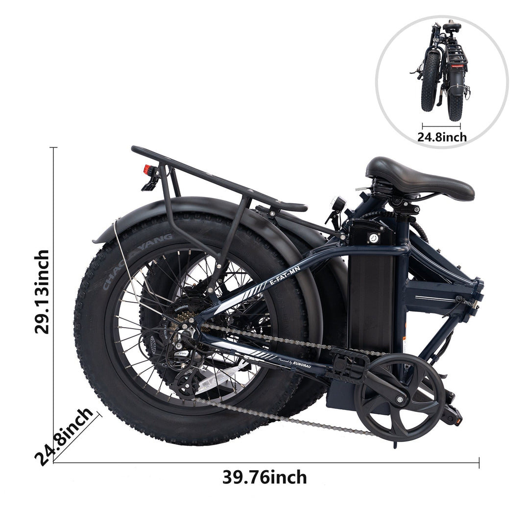 EUNORAU E-FAT-MN Foldable EBike Folding Electric Bikes 5