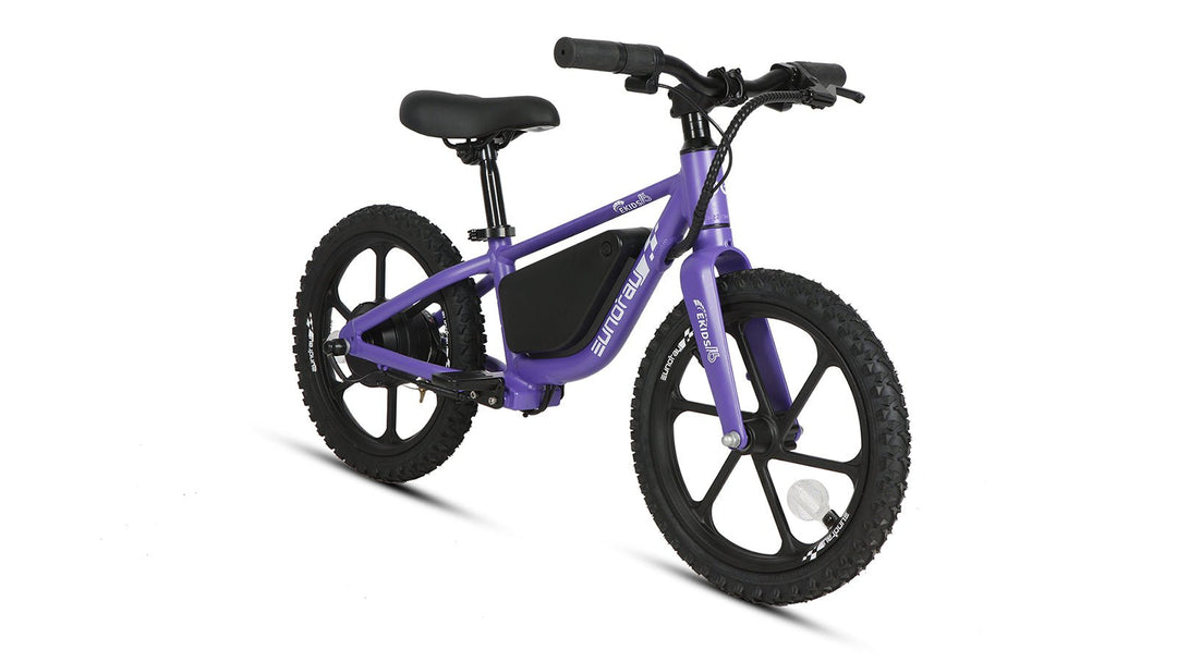 EUNORAU EKIDS16 1.0 Kids Balance EBike Kids Electric Bikes Obsidian 12