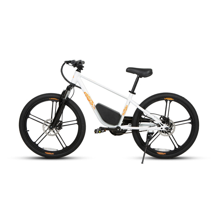 EUNORAU EKIDS24 1.0 Kids EBike Kids Electric Bikes Cloud White 4