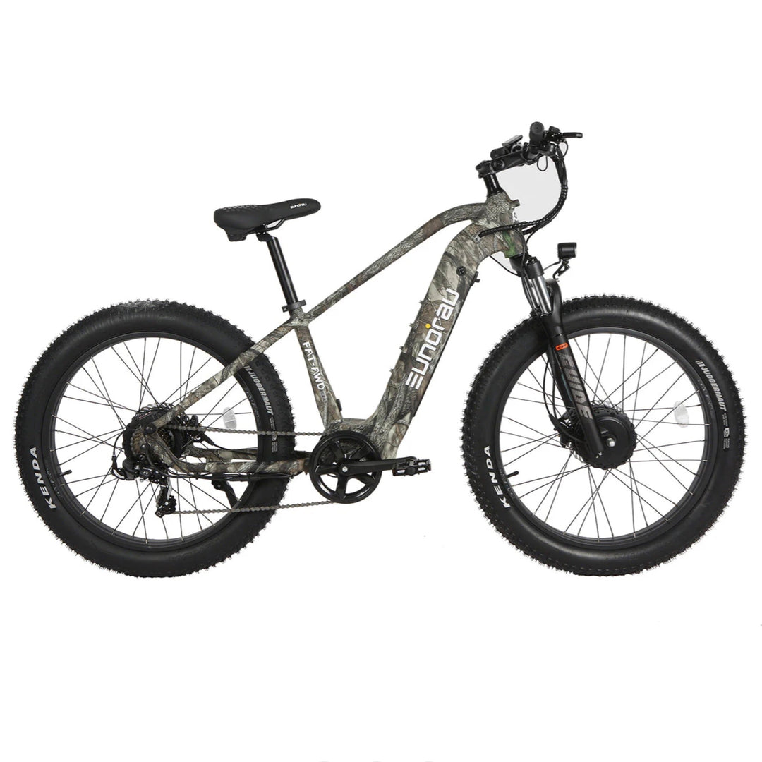 Eunorau FAT-AWD 2.0 Dual Haunting Fat Tire Ebike Eunorau Hunting & Fishing Electric Bikes Raven 1