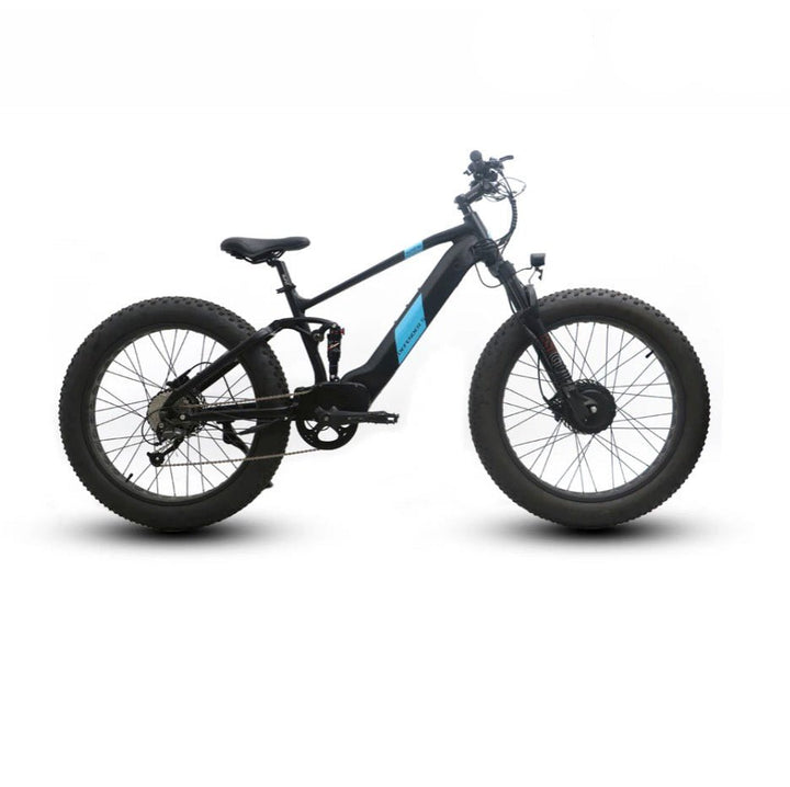 Eunorau FAT-HS Hunter X8+ DEFENDER-S Dual Motor AWD EBike Bundle Eunorau Hunting & Fishing Electric Bikes 17" 3