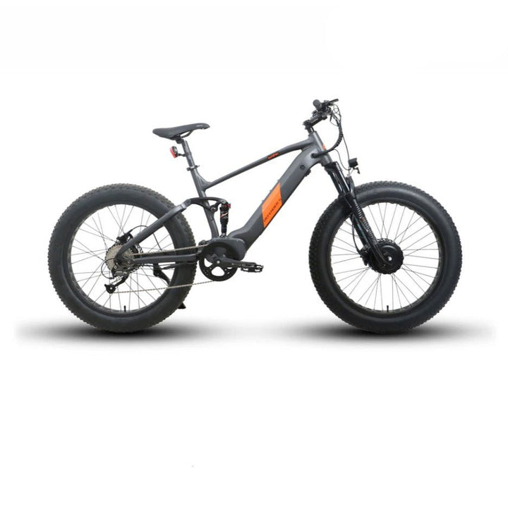 Eunorau FAT-HS Hunter X8+ DEFENDER-S Dual Motor AWD EBike Bundle Eunorau Hunting & Fishing Electric Bikes 17" 2