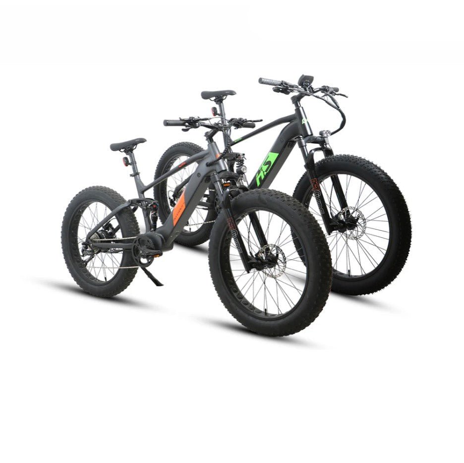 Eunorau FAT-HS Hunter X8+ DEFENDER-S Dual Motor AWD EBike Bundle Eunorau Hunting & Fishing Electric Bikes 17" 1