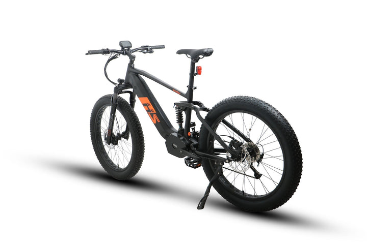 EUNORAU FAT-HS / Hunter X8 Full Suspension Hunting EBike Mountain Electric Bikes Black 6