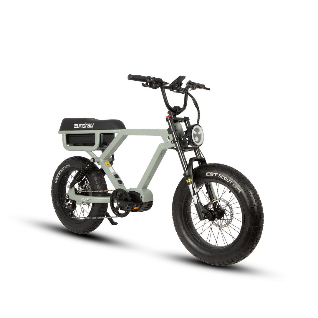 EUNORAU FLASH 2.0 Long Range City Commuter EBike Commuter Electric Bikes Moon Black 9