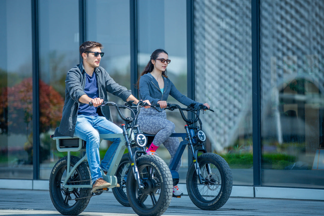 EUNORAU FLASH 2.0 Long Range City Commuter EBike Commuter Electric Bikes Moon Black 17