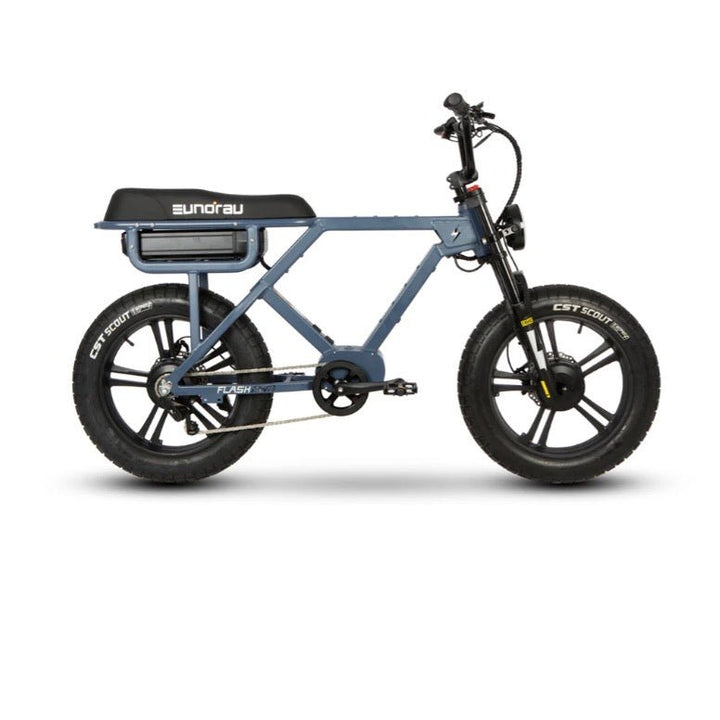 EUNORAU FLASH AWD 1.0 Dual Battery Commuter Fat tire Ebike Commuter Electric Bikes Moon Black 3