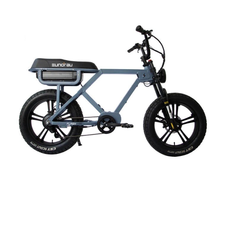 EUNORAU FLASH LITE 2.0 Commuter Fat Tire Ebike Commuter Electric Bikes Moon Black 2