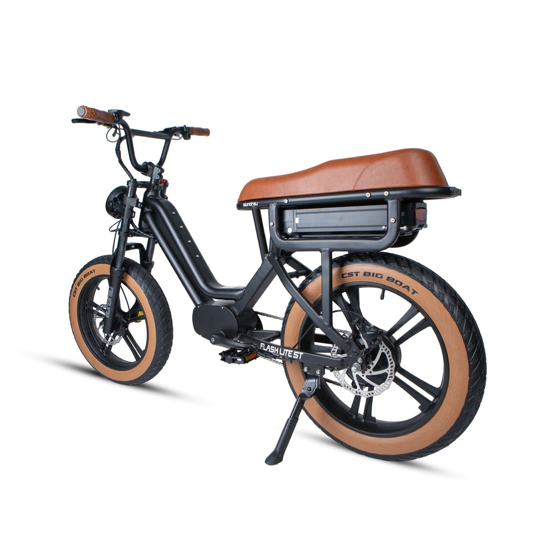 EUNORAU FLASH LITE ST 1.0 City Commuter eMoped EBike Commuter Electric Bikes Ivory 11