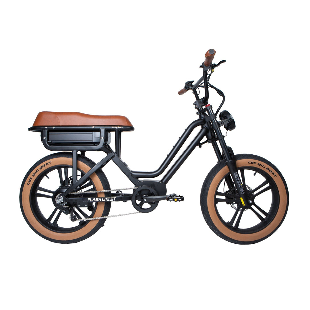 EUNORAU FLASH LITE ST 1.0 City Commuter eMoped EBike Commuter Electric Bikes Ivory 6