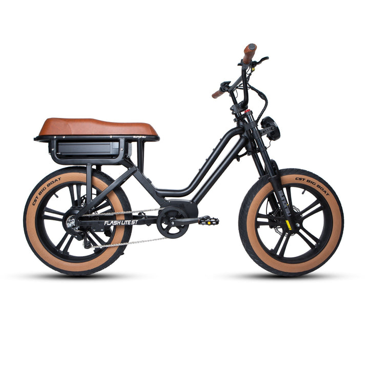 EUNORAU FLASH LITE ST 1.0 City Commuter eMoped EBike Commuter Electric Bikes Ivory 9