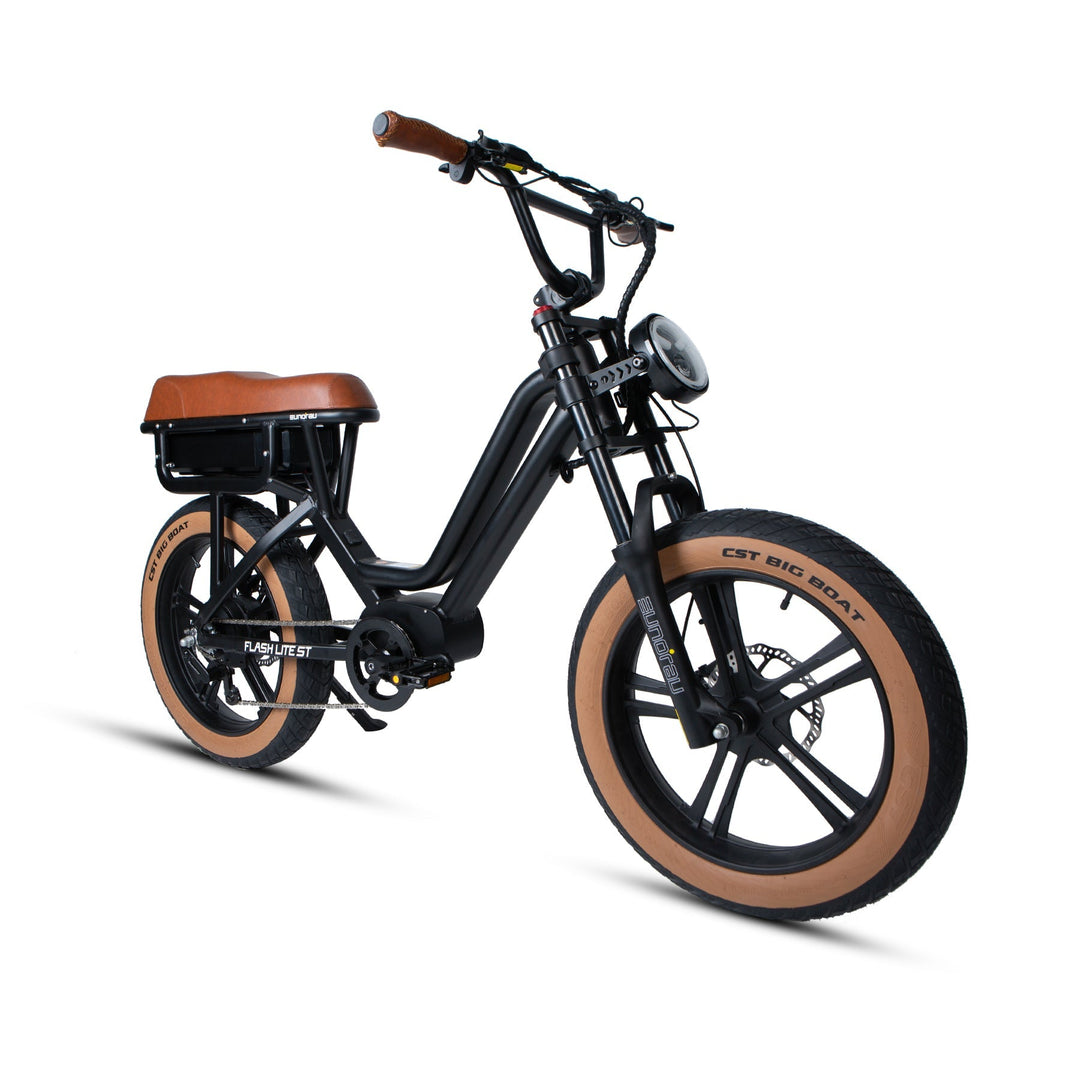 EUNORAU FLASH LITE ST 1.0 City Commuter eMoped EBike Commuter Electric Bikes Ivory 10