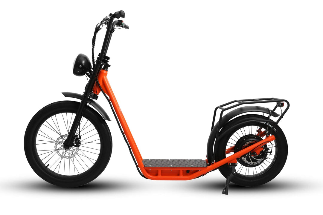 EUNORAU JUMBO EScooter Stand Up Electric Scooters Orange 5