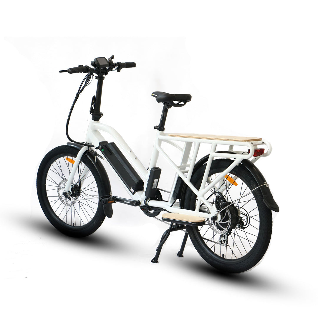 EUNORAU MAX-CARGO 2.0 Long Tail Cargo Ebike Cargo Electric Bikes Green 10