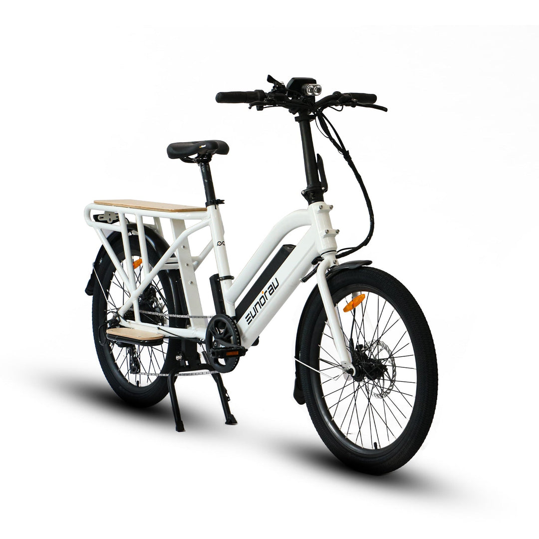 EUNORAU MAX-CARGO 2.0 Long Tail Cargo Ebike Cargo Electric Bikes Green 2