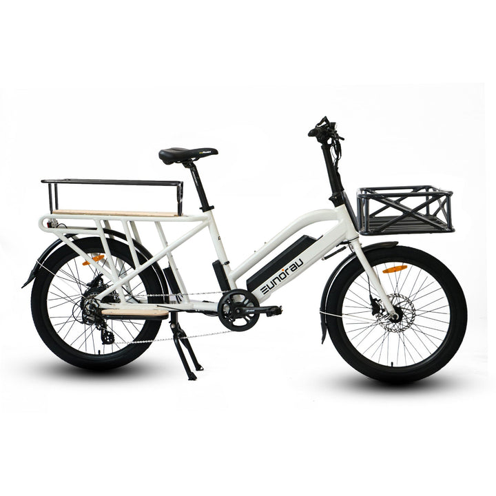EUNORAU MAX-CARGO 2.0 Long Tail Cargo Ebike Cargo Electric Bikes Green 12