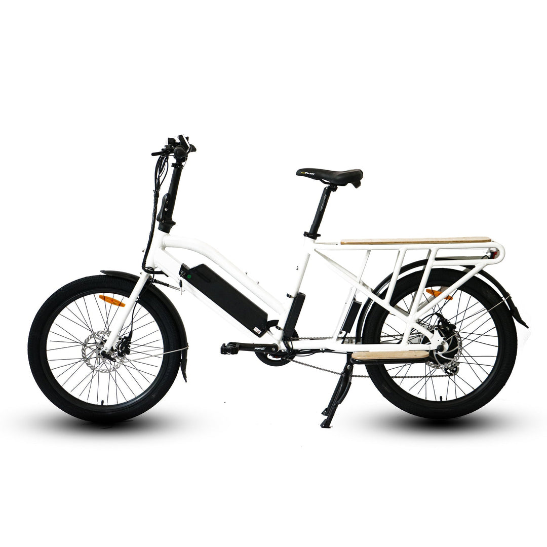 EUNORAU MAX-CARGO 2.0 Long Tail Cargo Ebike Cargo Electric Bikes Green 9