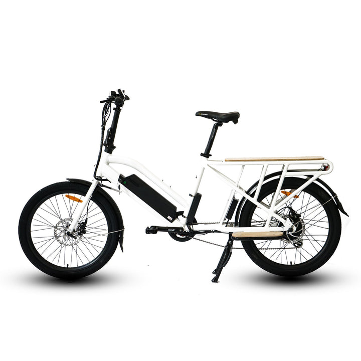 EUNORAU MAX-CARGO 2.0 Long Tail Cargo Ebike Cargo Electric Bikes Green 9