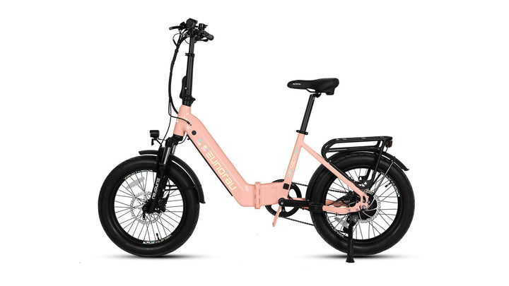 EUNORAU META20 0.1 Foldable Dual Commuter Fat tire EBike Commuter Electric Bikes Alpine White 11