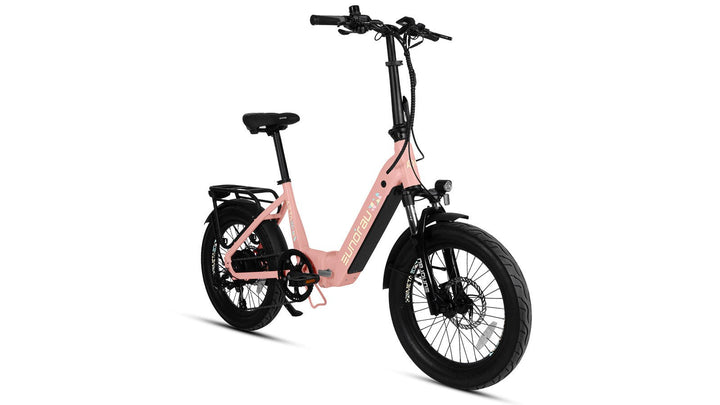 EUNORAU META20 0.1 Foldable Dual Commuter Fat tire EBike Commuter Electric Bikes Alpine White 12