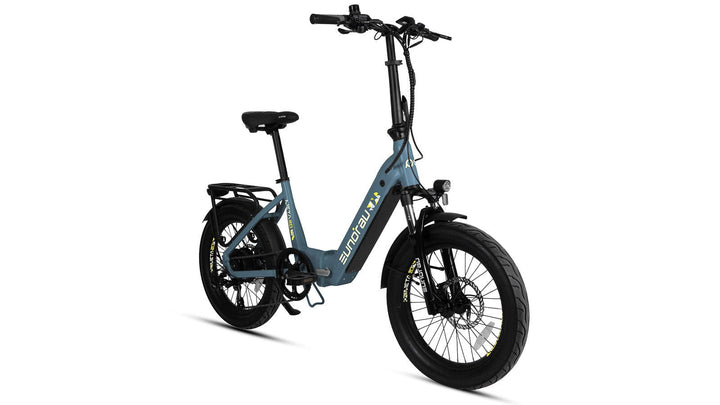 EUNORAU META20 0.1 Foldable Dual Commuter Fat tire EBike Commuter Electric Bikes Alpine White 8