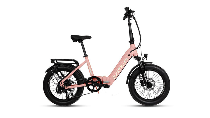 EUNORAU META20 0.1 Foldable Dual Commuter Fat tire EBike Commuter Electric Bikes Alpine White 10