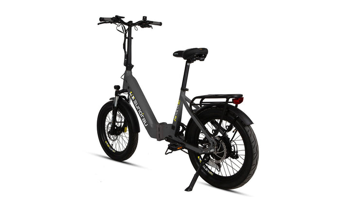 EUNORAU META20 0.1 Foldable Dual Commuter Fat tire EBike Commuter Electric Bikes Alpine White 21