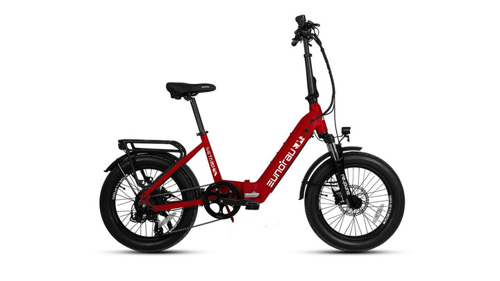 EUNORAU META20 0.1 Foldable Dual Commuter Fat tire EBike Commuter Electric Bikes Alpine White 14