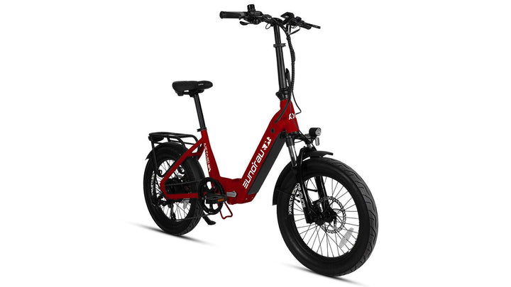 EUNORAU META20 0.1 Foldable Dual Commuter Fat tire EBike Commuter Electric Bikes Alpine White 16