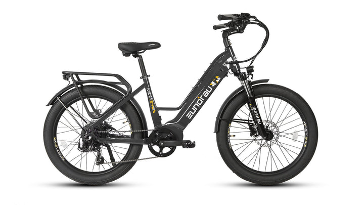 EUNORAU META24 1.0 City Commuter Fat Tire E-Bike Commuter Electric Bikes Deep Crimson 19