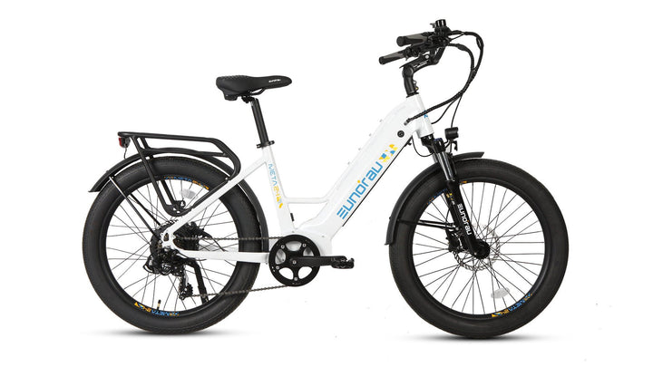 EUNORAU META24 1.0 City Commuter Fat Tire E-Bike Commuter Electric Bikes Deep Crimson 11