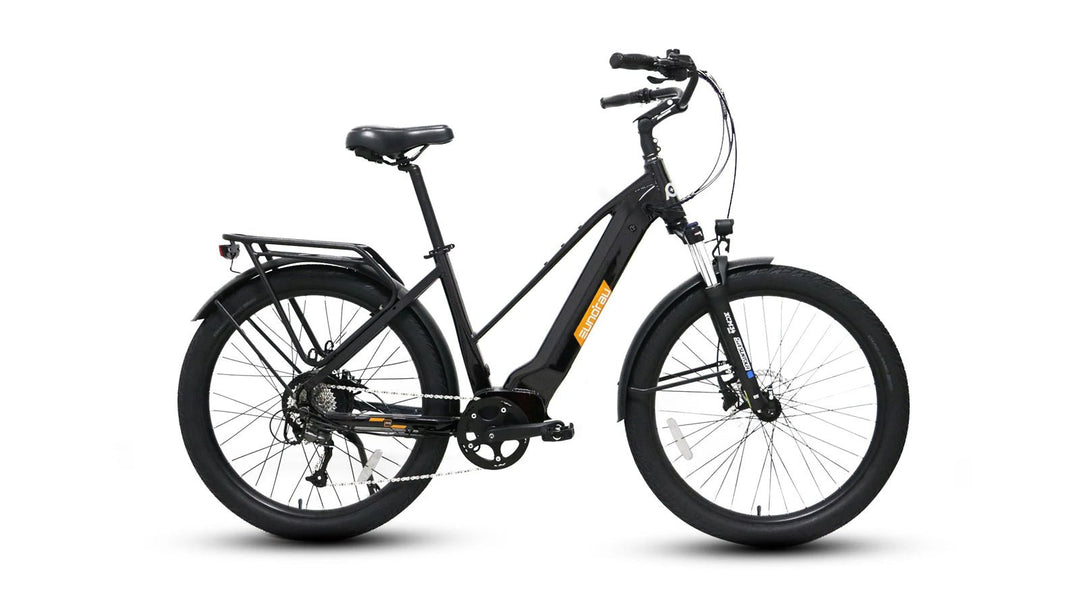 EUNORAU META275 1.0 Dual Battery City Commuter EBike Commuter Electric Bikes Black 3