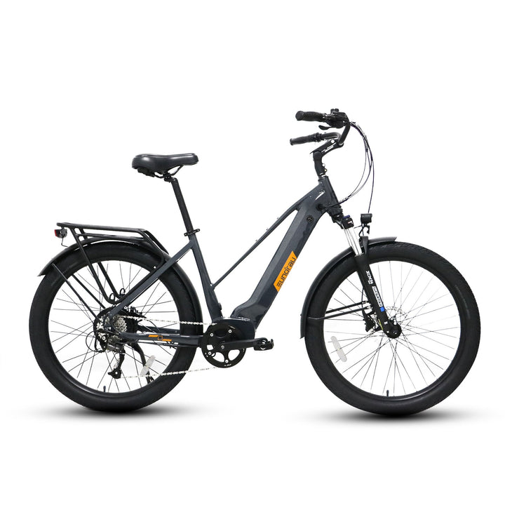 EUNORAU META275 1.0 Dual Battery City Commuter EBike Commuter Electric Bikes Black 8