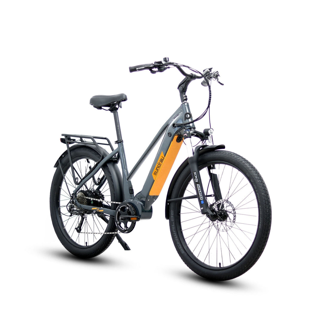 EUNORAU META275 1.0 Dual Battery City Commuter EBike Commuter Electric Bikes Black 10