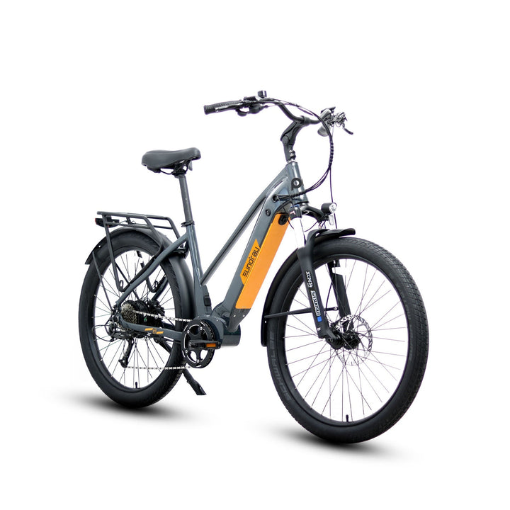 EUNORAU META275 1.0 Dual Battery City Commuter EBike Commuter Electric Bikes Black 10