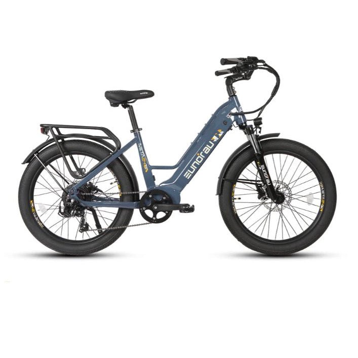 Eunorau META275 2.0 Compact Commuter EBike Commuter Electric Bikes Steel Blue 1