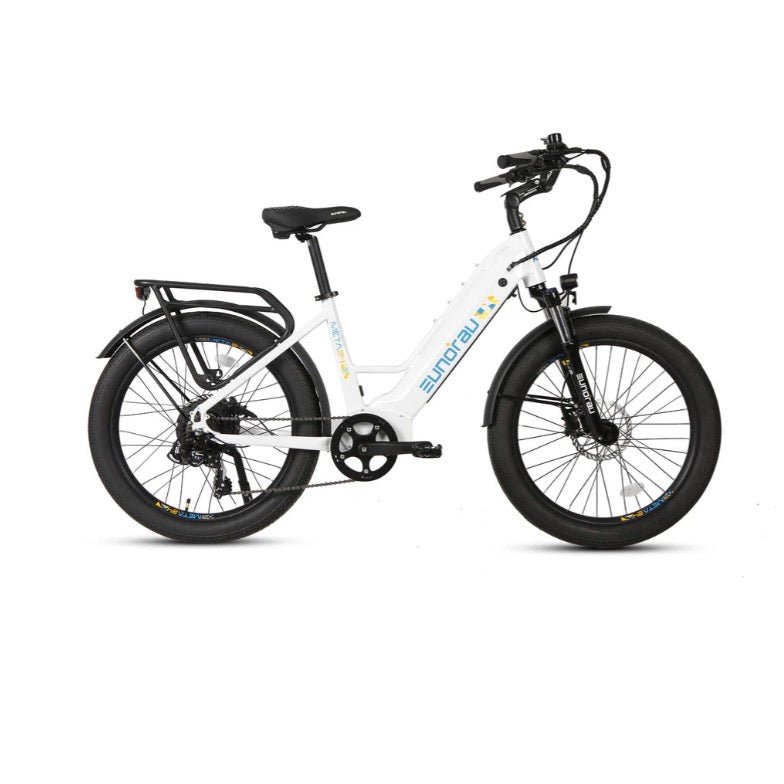 Eunorau META275 2.0 Compact Commuter EBike Commuter Electric Bikes Alpine White 2