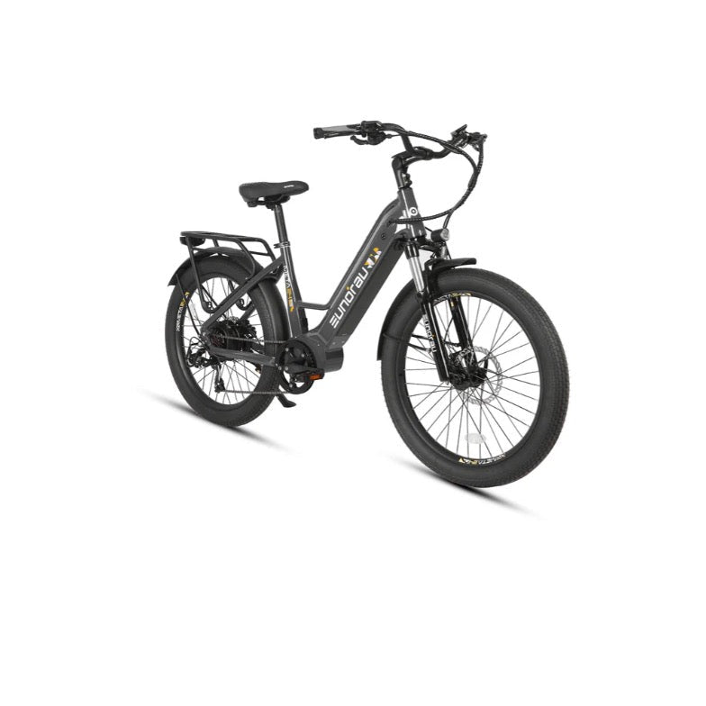 Eunorau META275 2.0 Compact Commuter EBike Commuter Electric Bikes Dark Charcoal 14