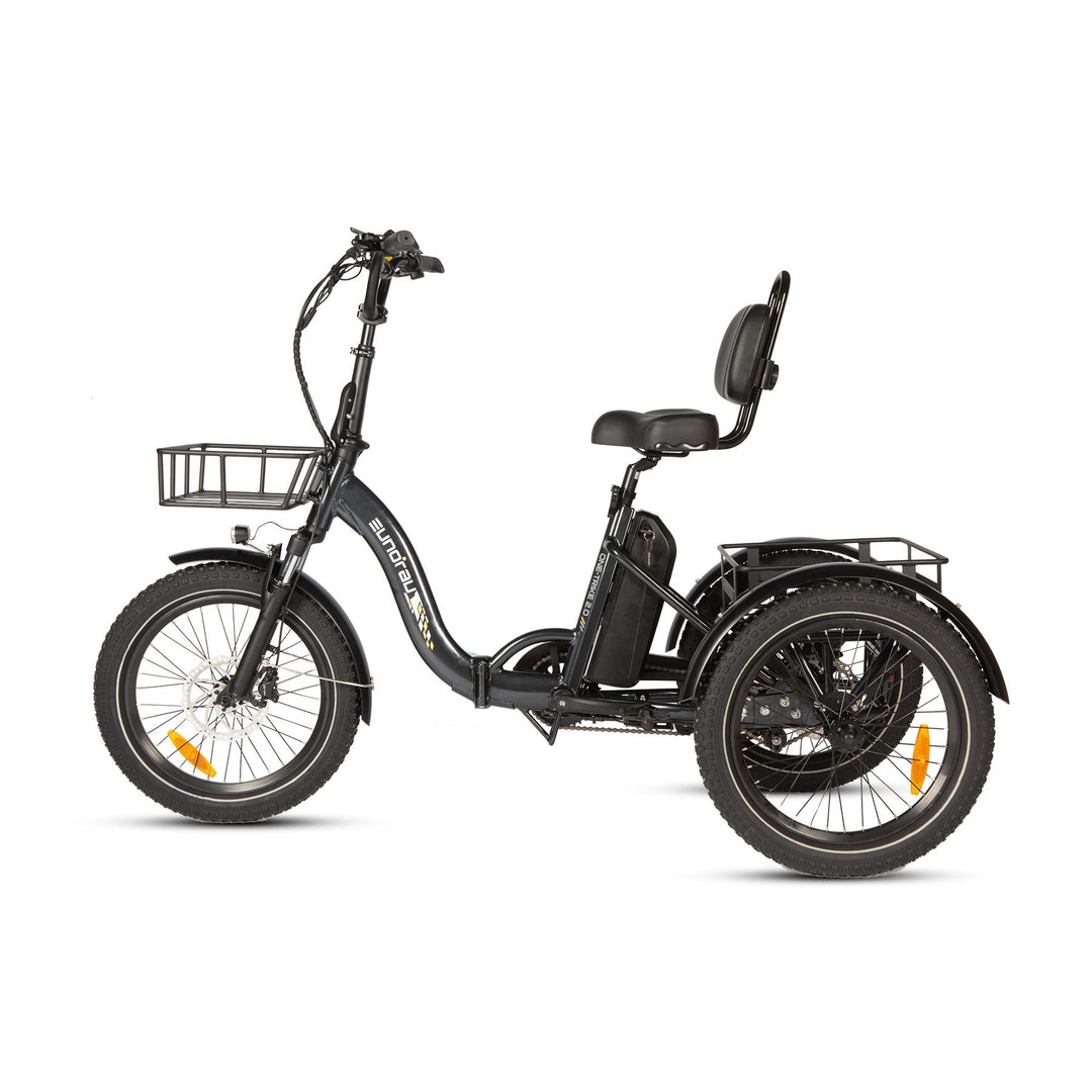 EUNORAU ONE-TRIKE 2.0 Foldable Trike with Rear Differential Folding Electric Trikes Deep Crimson 8