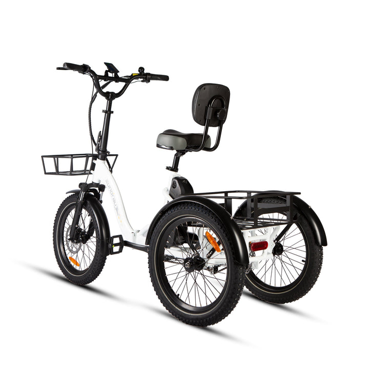 EUNORAU ONE-TRIKE 2.0 Foldable Trike with Rear Differential Folding Electric Trikes Deep Crimson 14